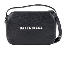 Logo Cross Body, Leather, Black, 2495, DB/B, 3*